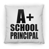 A+ School Principal - Throw Pillow