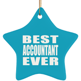Best Accountant Ever - Star Ornament