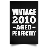 14th Birthday Vintage 2010 Aged Perfectly - Poster Portrait