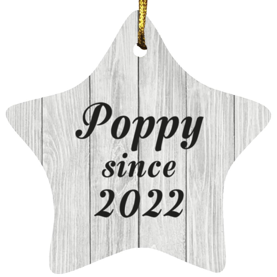 Poppy Since 2022 - Star Ornament F