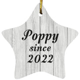 Poppy Since 2022 - Star Ornament F