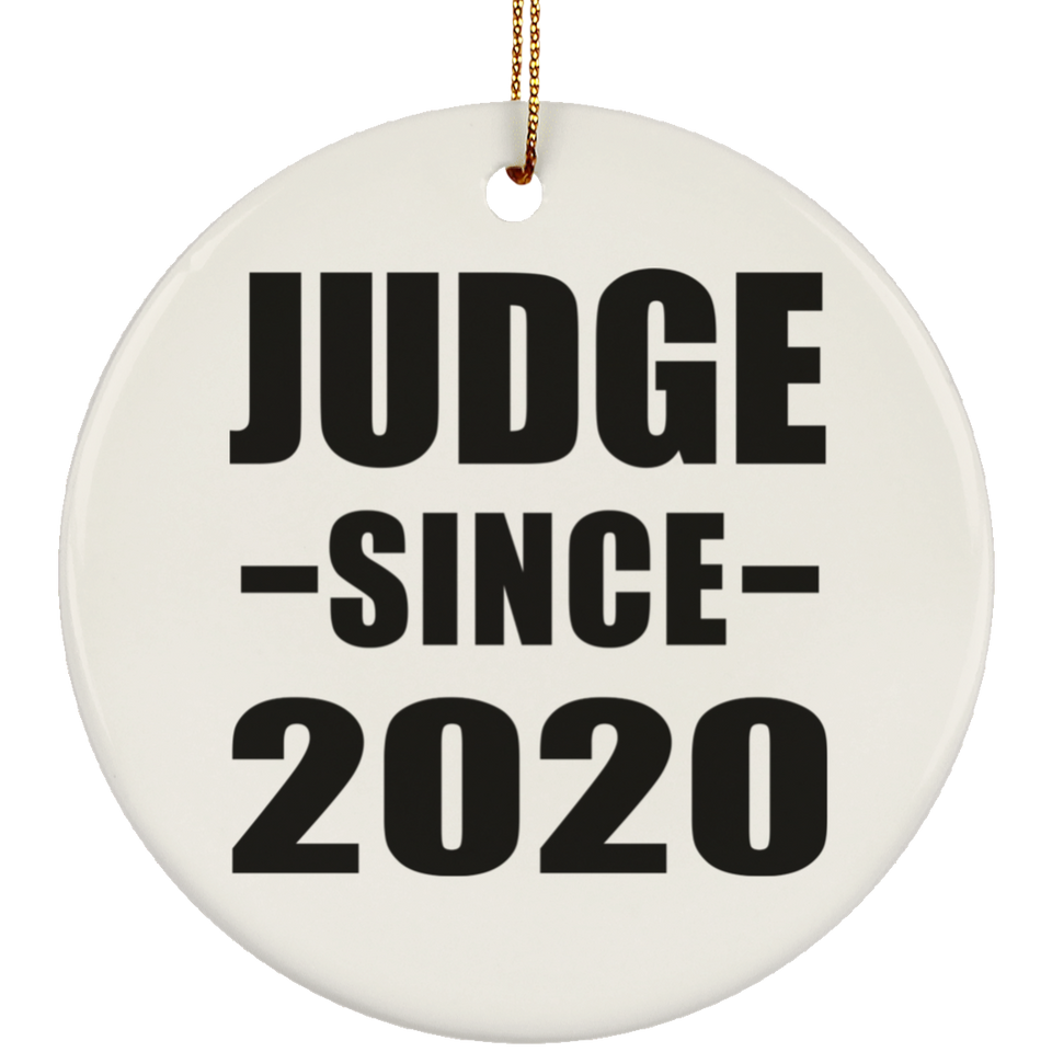 Judge Since 2020 - Circle Ornament