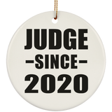 Judge Since 2020 - Circle Ornament