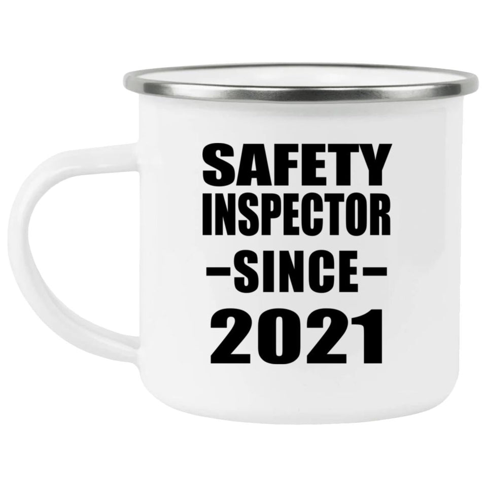 Safety Inspector Since 2021 - 12oz Camping Mug