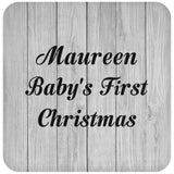 Maureen Baby's First Christmas - Drink Coaster F