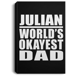 Julian World's Okayest Dad - Canvas Portrait