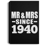 84th Anniversary Mr & Mrs Since 1940 - Canvas Portrait