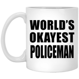 World's Okayest Policeman - 11 Oz Coffee Mug