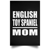 English Toy Spaniel Mom - Poster Portrait