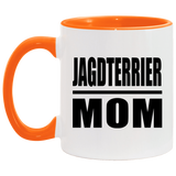 Jagdterrier Mom - 11oz Accent Mug Orange