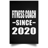 Fitness Coach Since 2020 - Poster Portrait