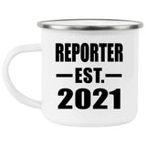 Reporter Established EST. 2021 - 12oz Camping Mug