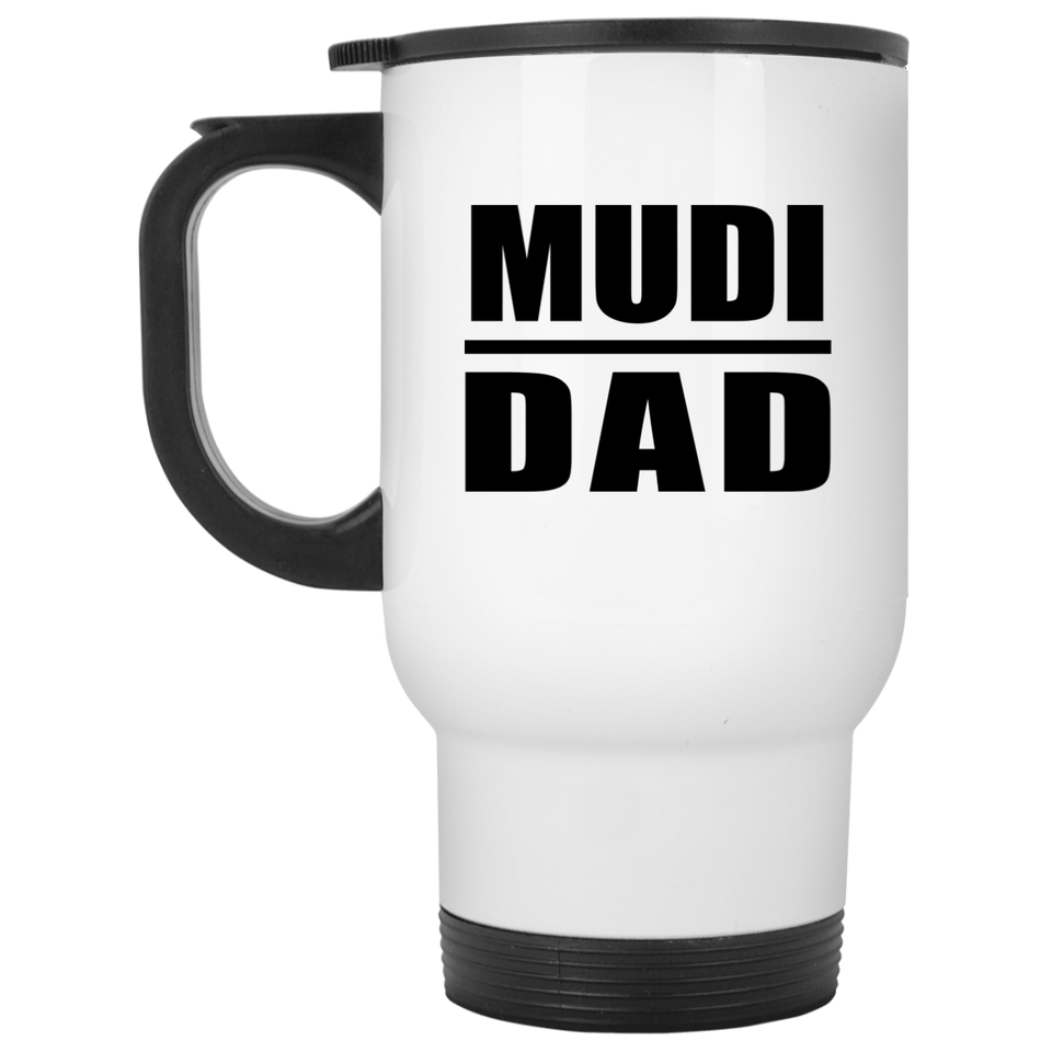 Mudi Dad - White Travel Mug