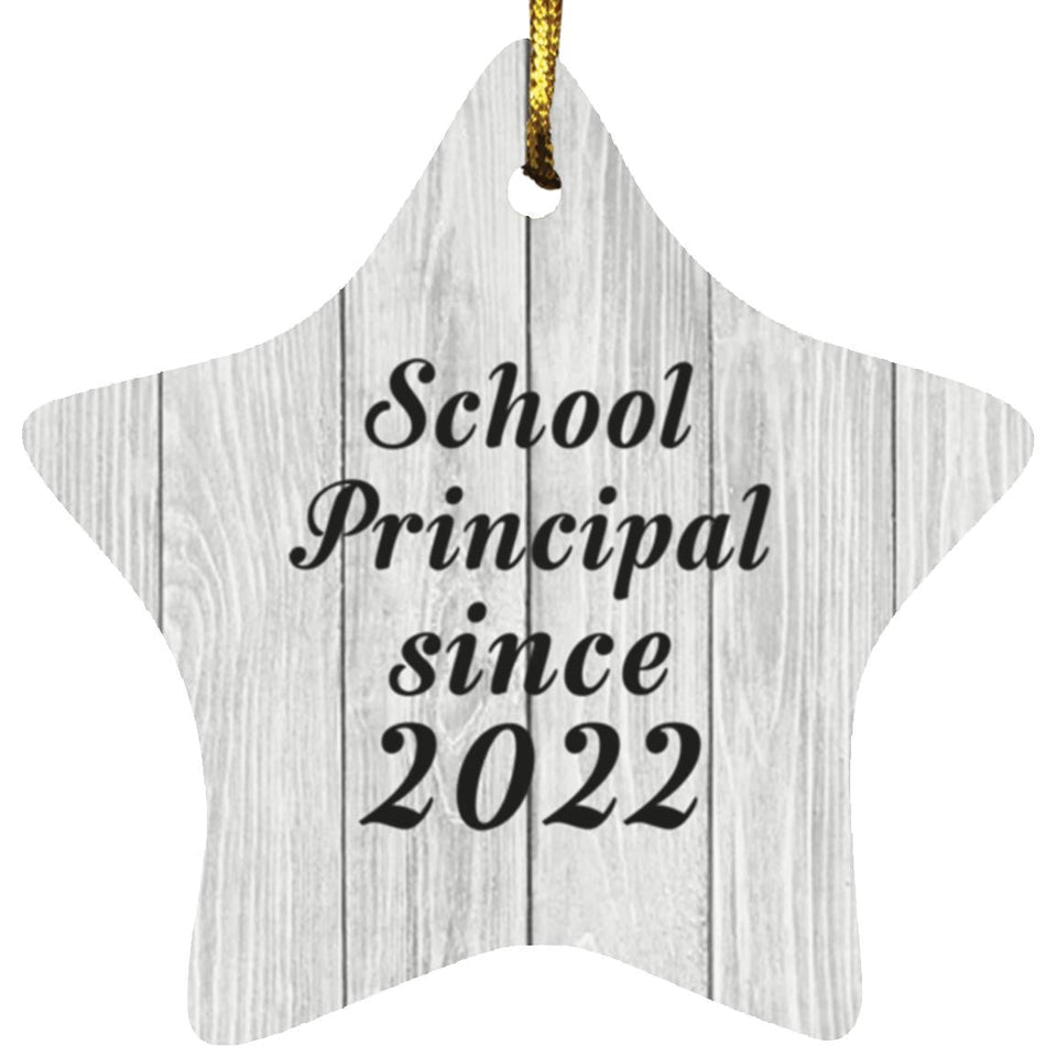 School Principal Since 2022 - Star Ornament F