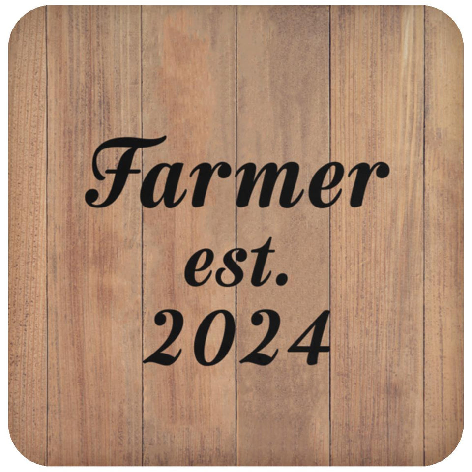 Farmer Established Est. 2024 - Drink Coaster C