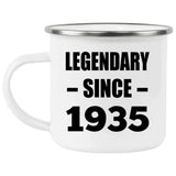 89th Birthday Legendary Since 1935 - 12oz Camping Mug