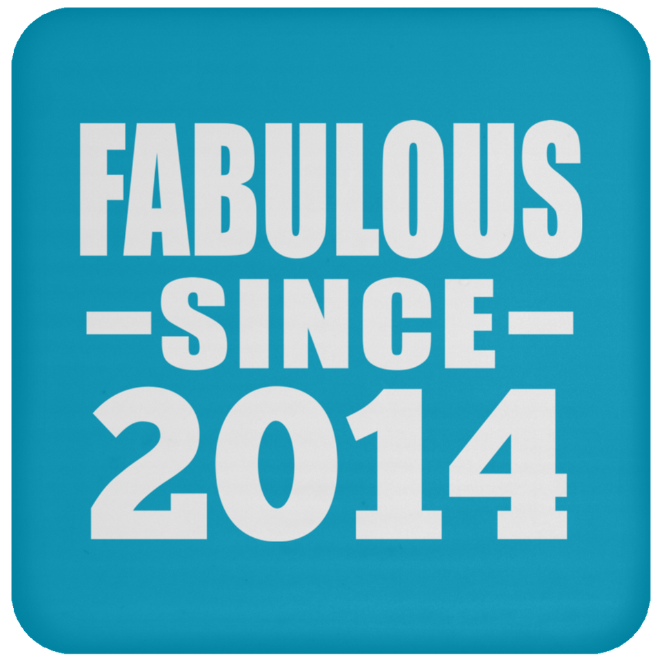 10th Birthday Fabulous Since 2014 - Drink Coaster