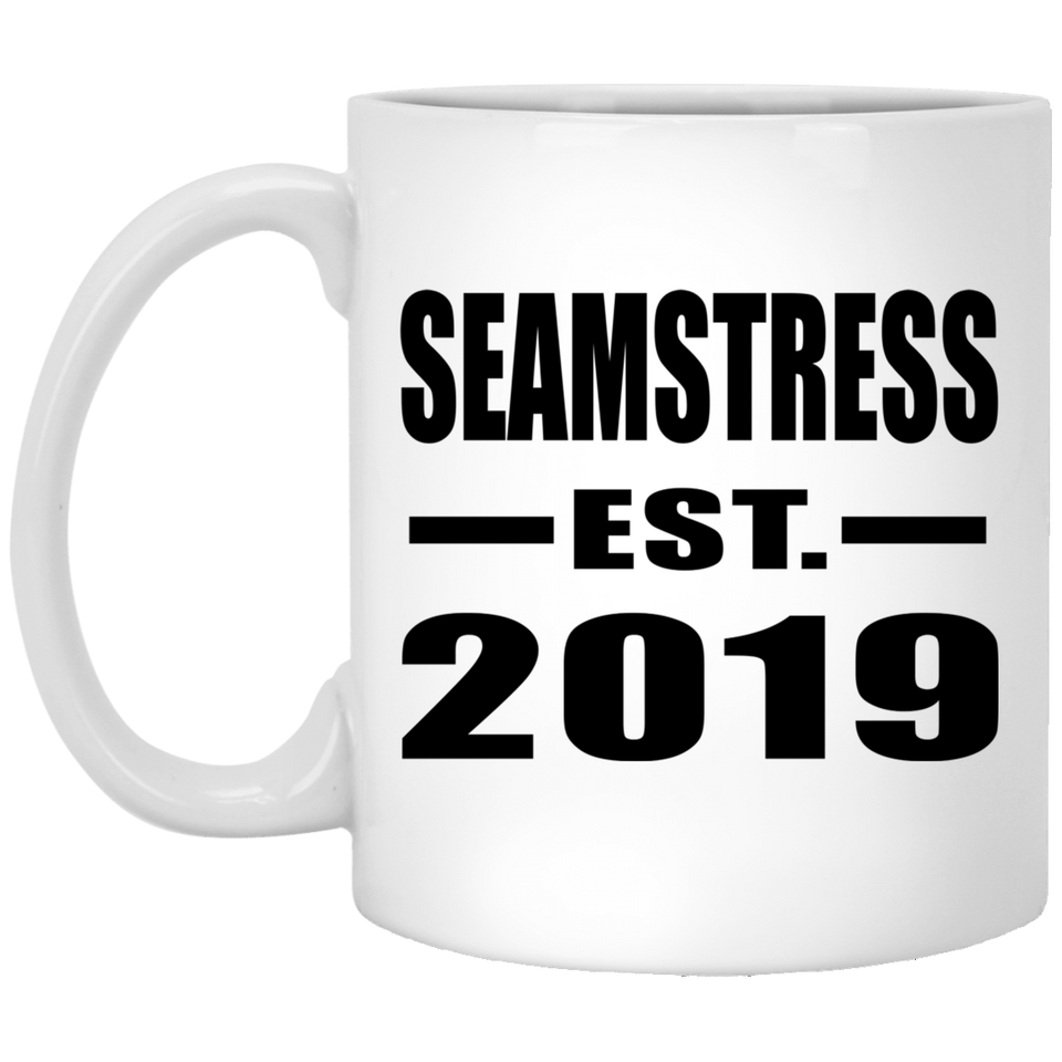 Seamstress Established EST. 2019 - 11oz Coffee Mug