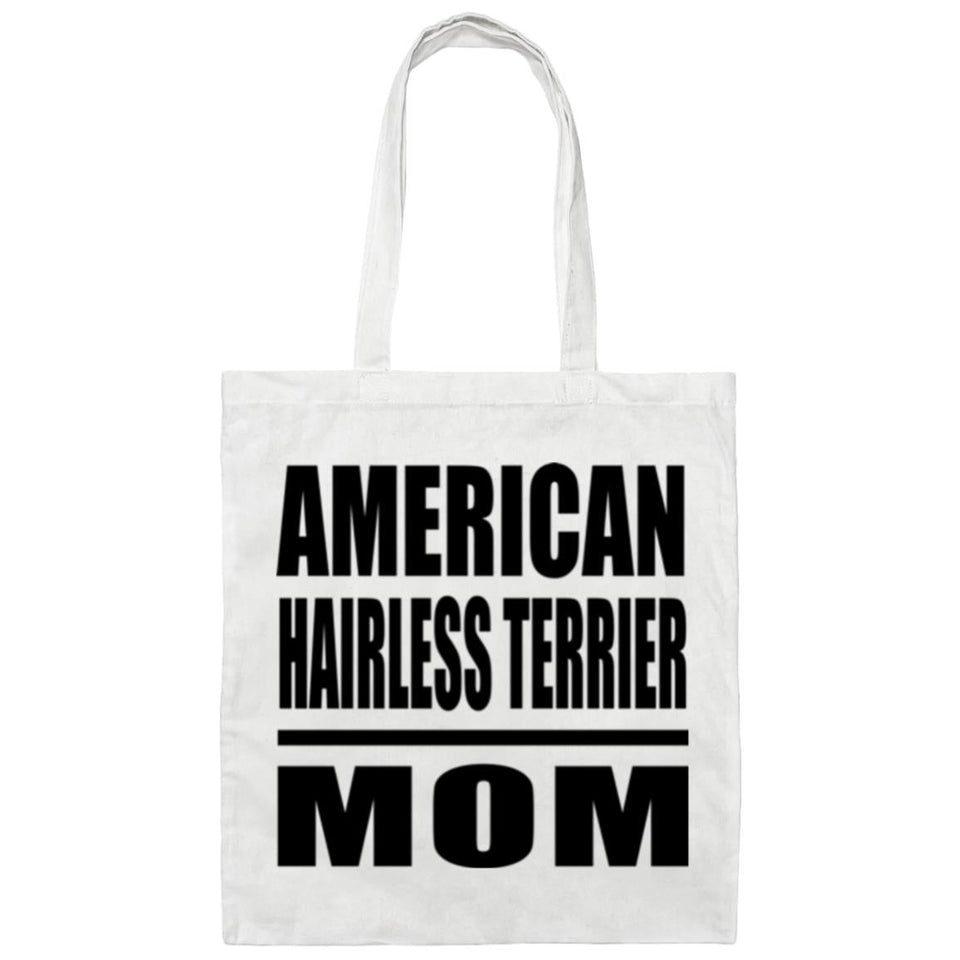 American Hairless Terrier Mom - Tote Bag White