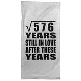 24th Anniversary Square Root of 576 Years Still In Love - Hand Towel