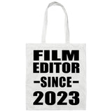 Film Editor Since 2023 - Tote Bag White