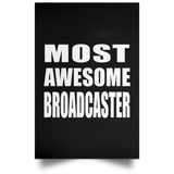 Most Awesome Broadcaster - Poster Portrait