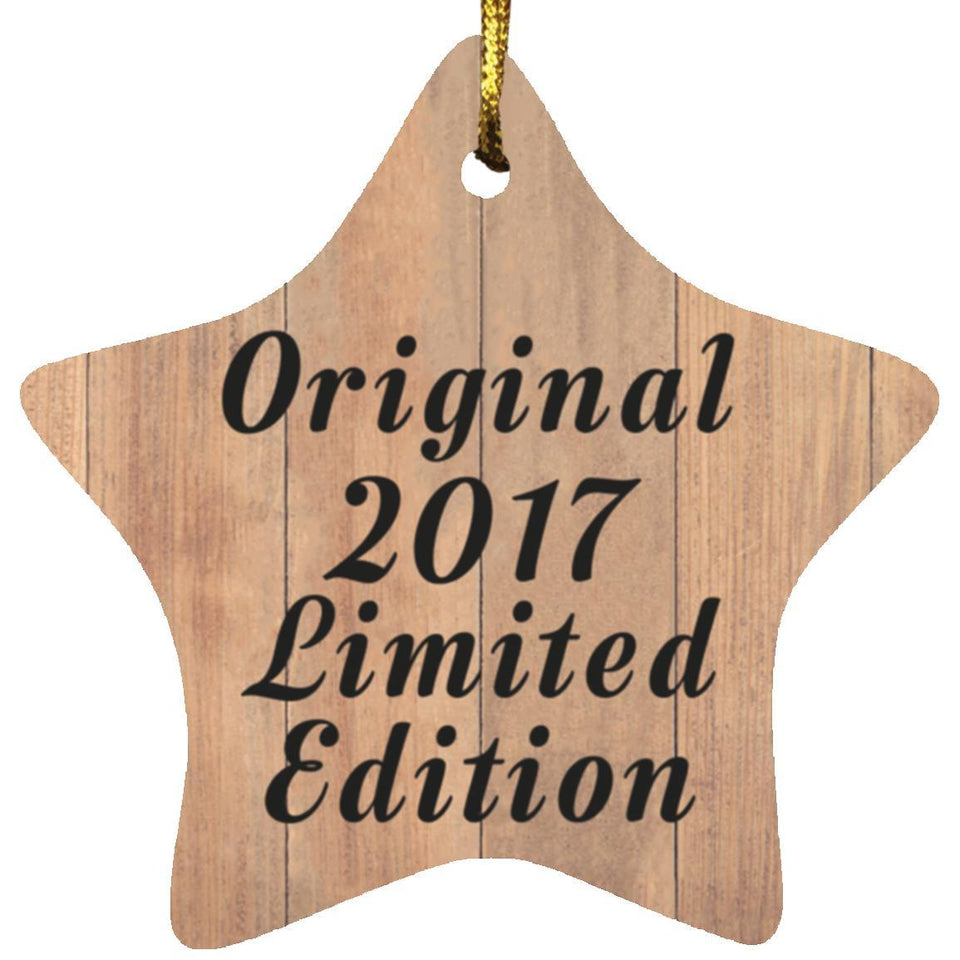 7th Birthday Original 2017 Limited Edition - Star Ornament C