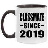 Classmate Since 2019 - 11oz Accent Mug Black