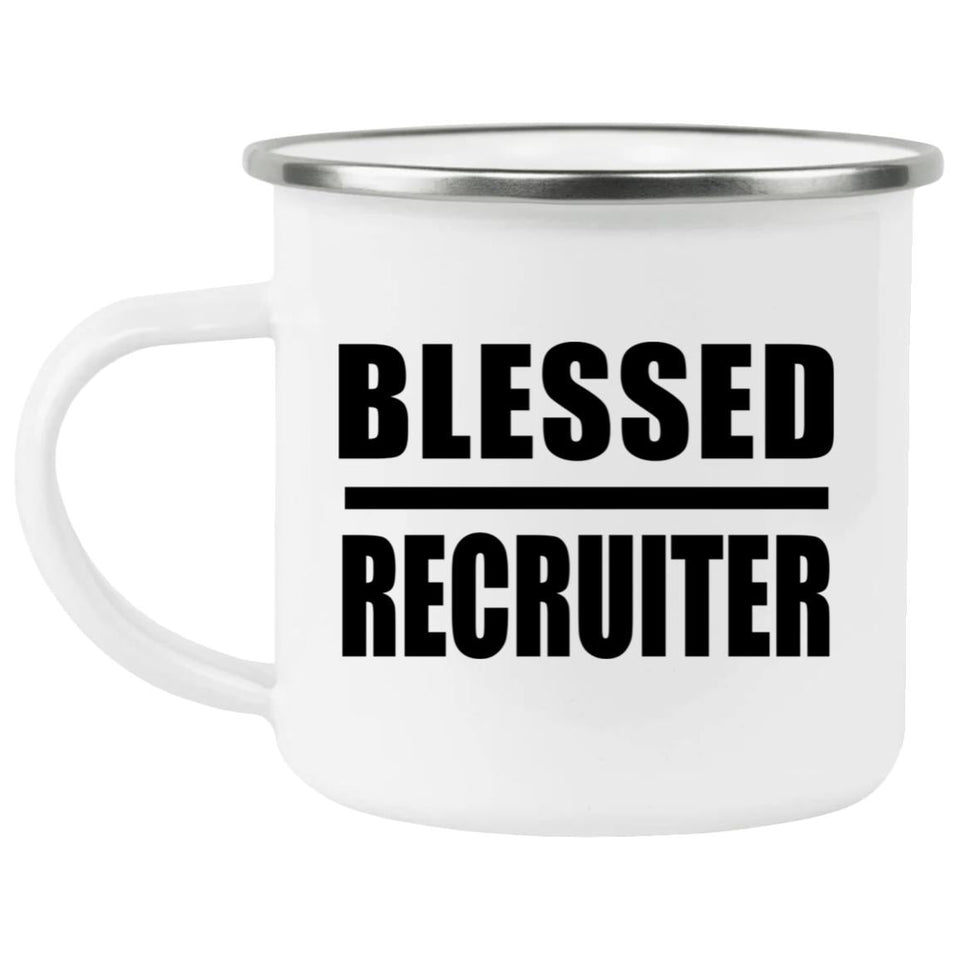 Blessed Recruiter - 12oz Camping Mug