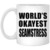 World's Okayest Seamstress - 11 Oz Coffee Mug