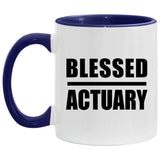 Blessed Actuary - 11oz Accent Mug Purple