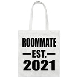 Roommate Established EST. 2021 - Tote Bag White