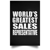 World's Greatest Sales Representative - Poster Portrait