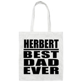 Herbert Best Dad Ever - Tote Bag White