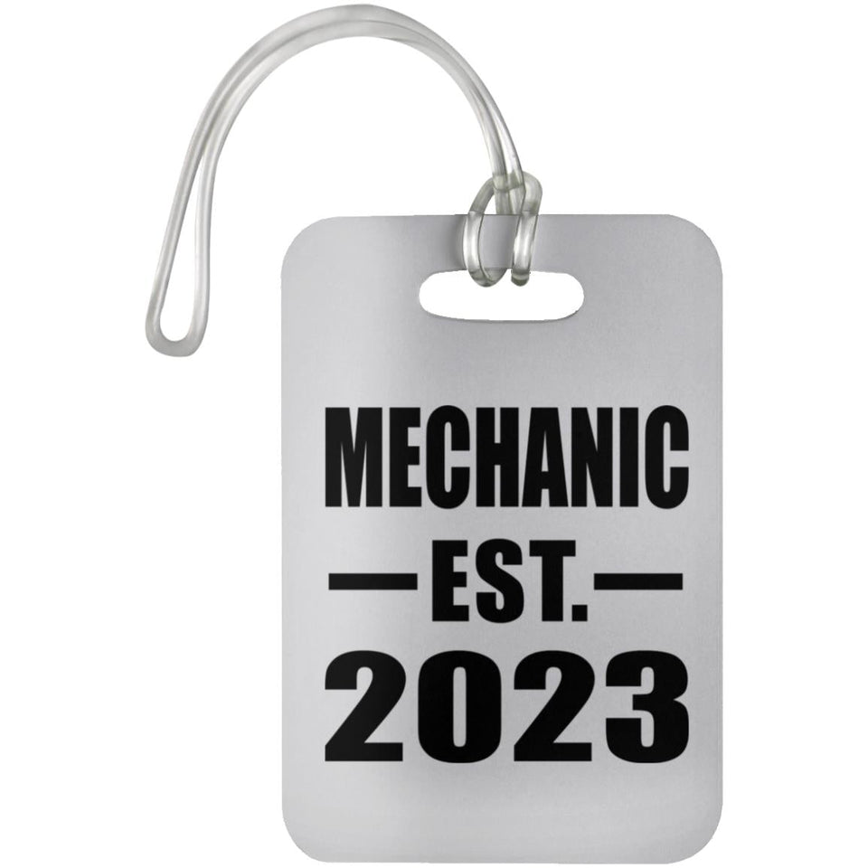 Mechanic Established EST. 2023 - Luggage Bag Tag