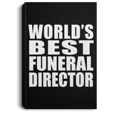 World's Best Funeral Director - Canvas Portrait