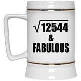 112th Birthday Square Root of 12544 & Fabulous - Beer Stein