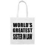 World's Greatest Sister In Law - Tote Bag White