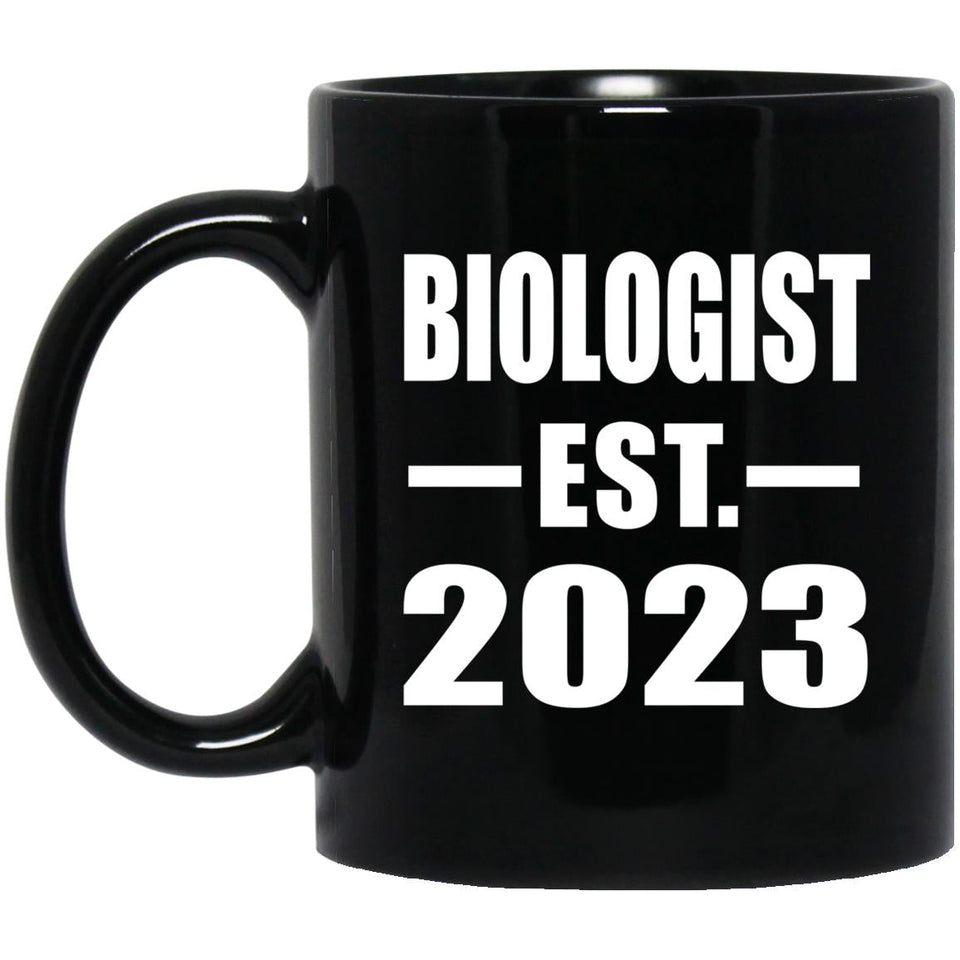 Biologist Established EST. 2023 - 11oz Coffee Mug Black