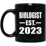 Biologist Established EST. 2023 - 11oz Coffee Mug Black