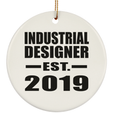 Industrial Designer Established EST. 2019 - Circle Ornament