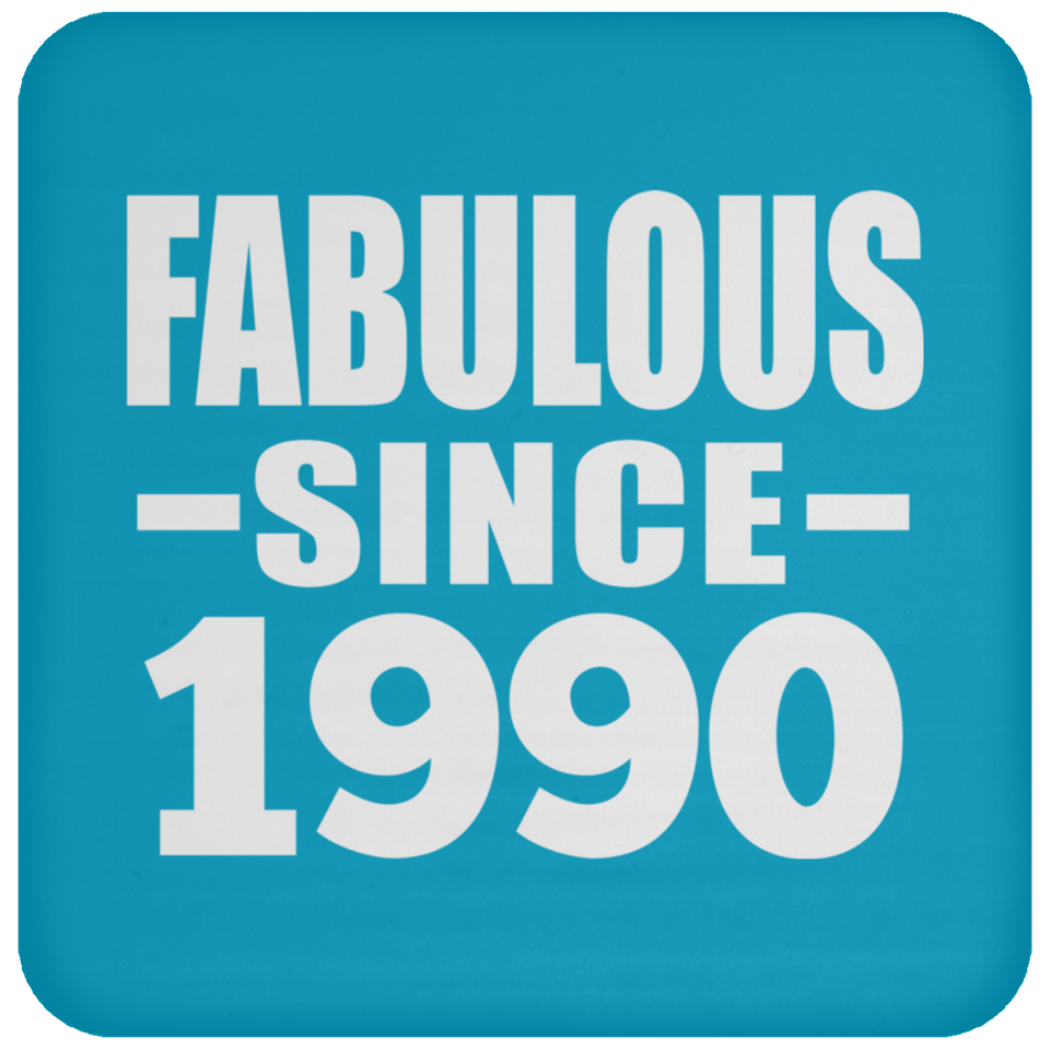 34th Birthday Fabulous Since 1990 - Drink Coaster