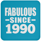 34th Birthday Fabulous Since 1990 - Drink Coaster