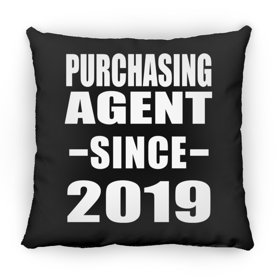 Purchasing Agent Since 2019 - Throw Pillow Black