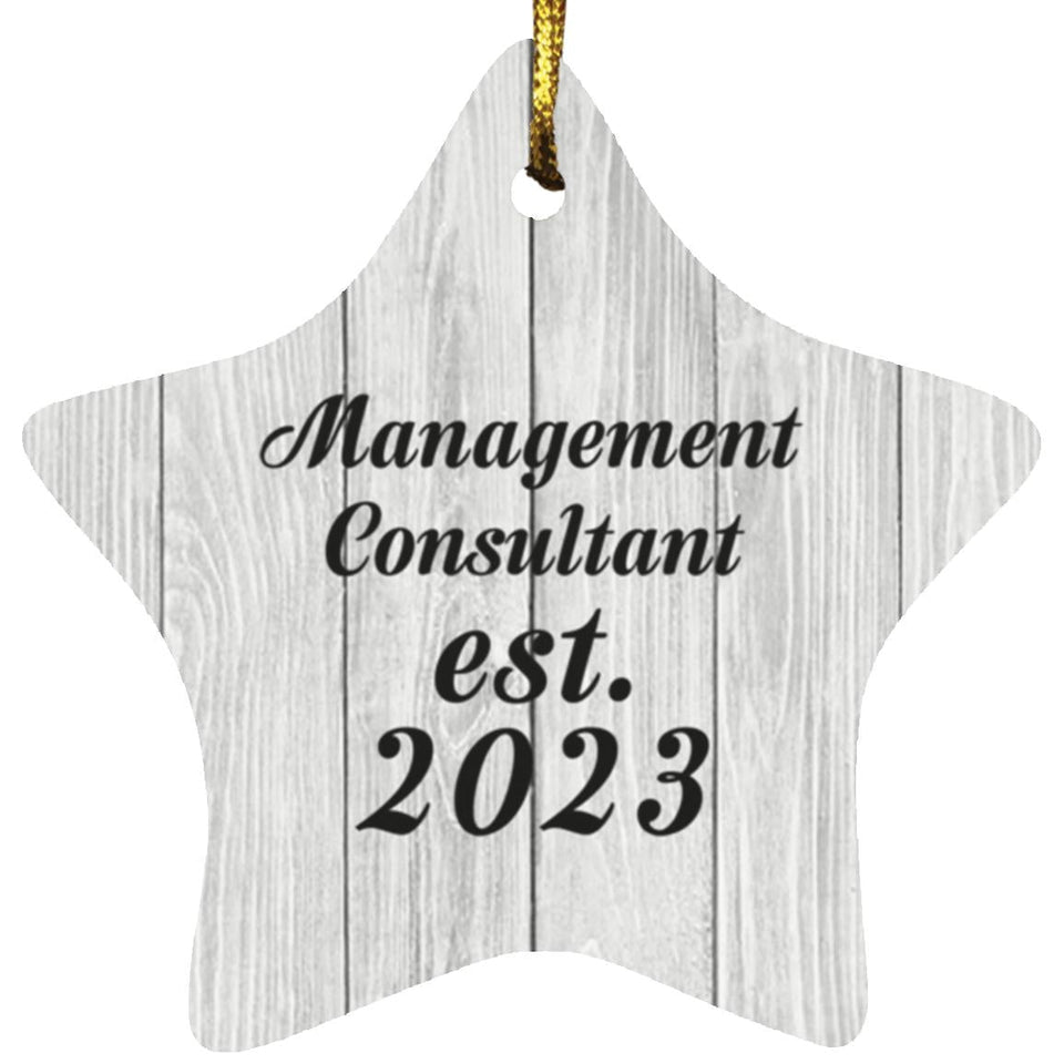 Management Consultant Established Est. 2023 - Star Ornament F