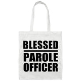 Blessed Parole Officer - Tote Bag White