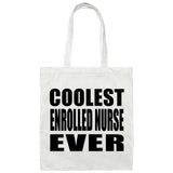 Coolest Enrolled Nurse Ever - Tote Bag White