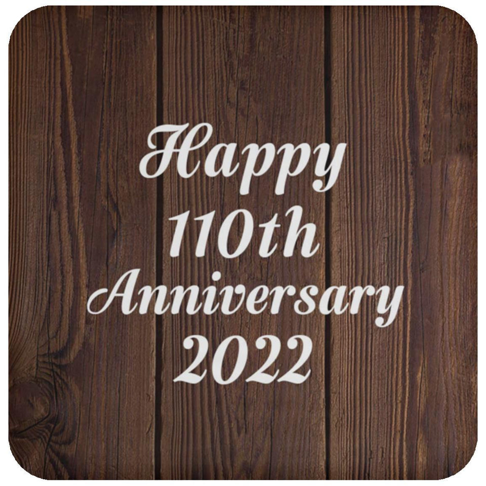 Happy 110th Anniversary 2022 - Drink Coaster D