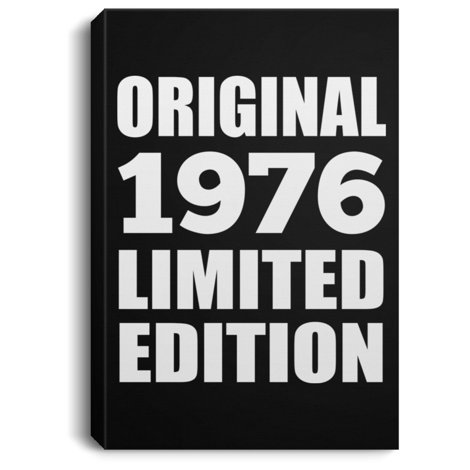 48th Birthday Original 1976 Limited Edition - Canvas Portrait
