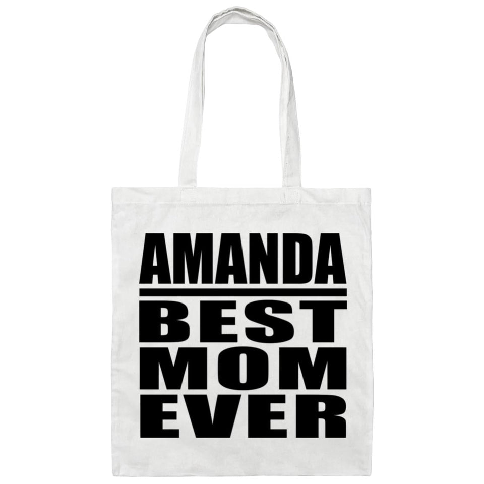 Amanda Best Mom Ever - Tote Bag White